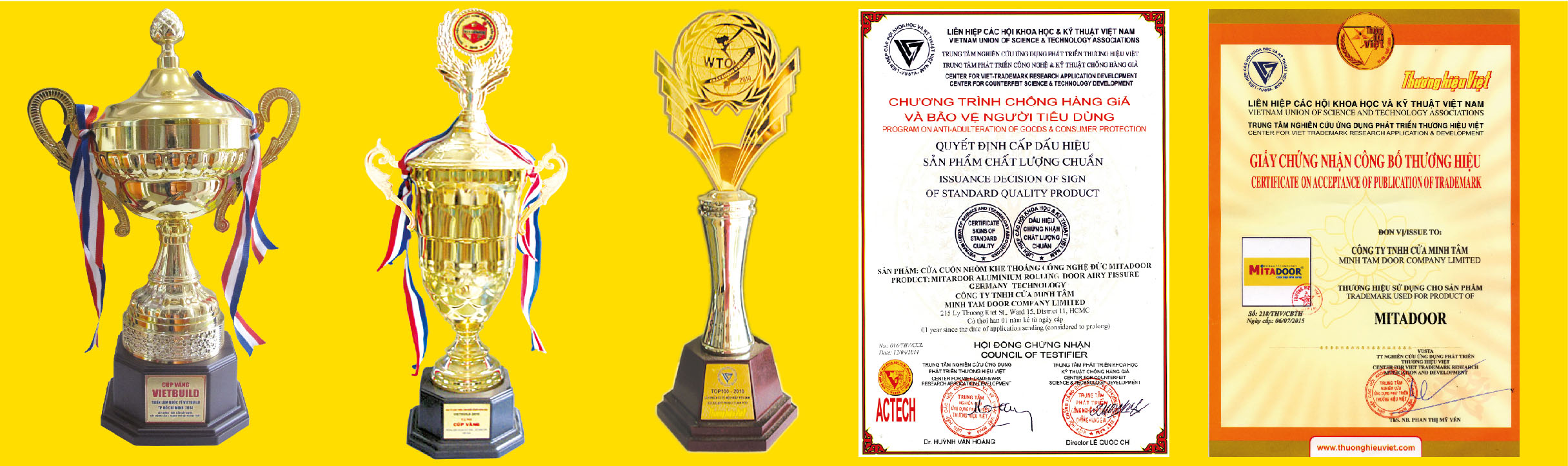 Mitadoor chung nhan cong bo thuong hieu 